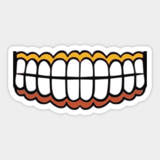 A Toothy Smile Sticker